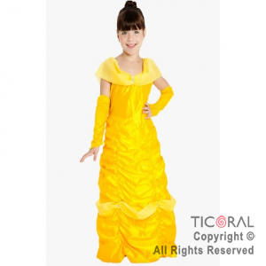 DISFRAZ PRINCESA AMARILLA NI�A C/MIRI�AQUE TALLE 1 x 1